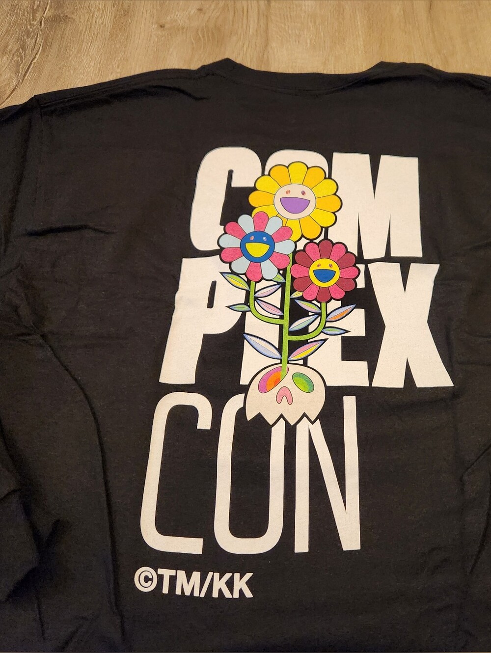 Takashi Murakami Art Double Sided ComplexCon Chicago Flower T-Shirt Large New